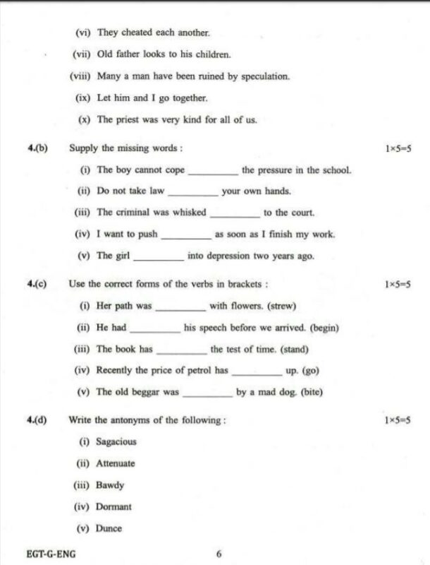 UPSC English Qualifying Question paper 2018  2