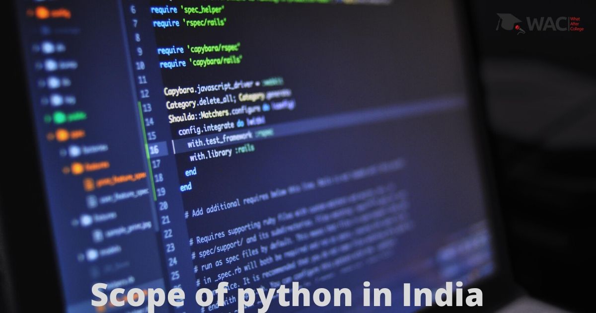 Scope of python in India