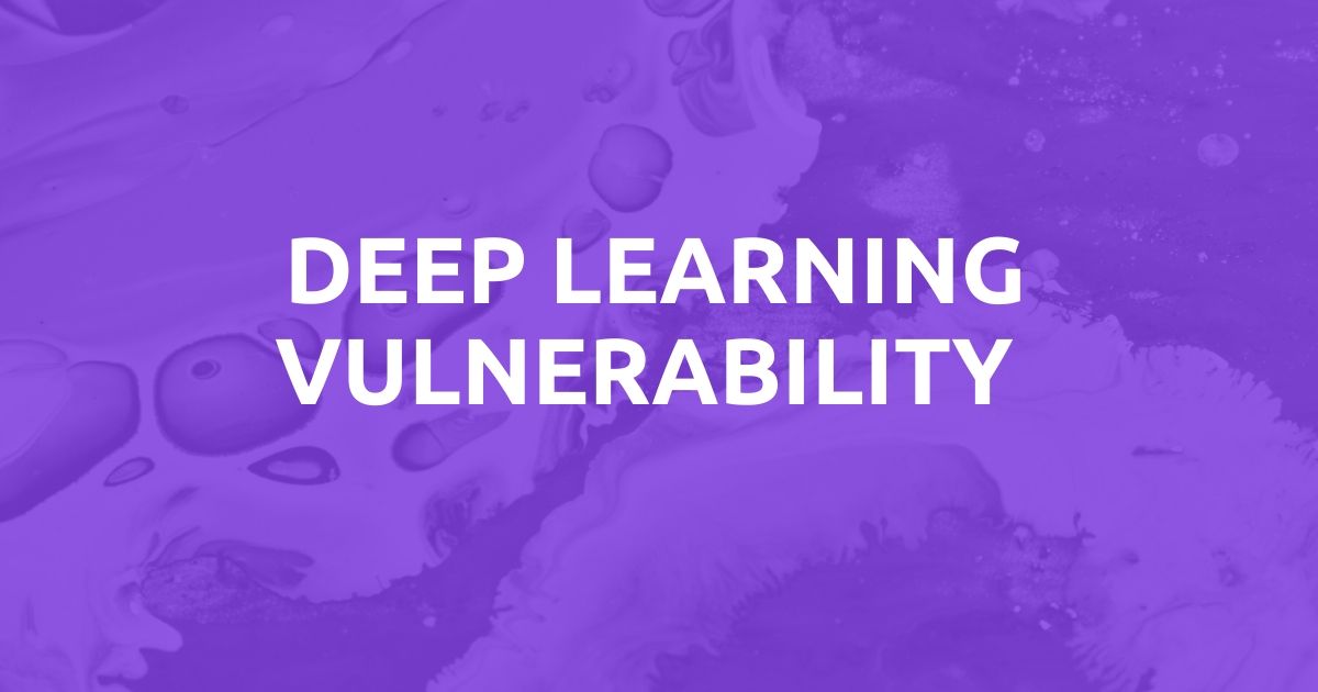 Deep Learning Vulnerability