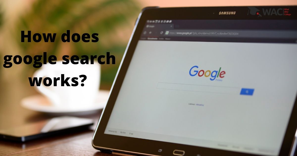 How does google search works