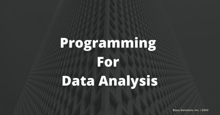 programming for data analysis