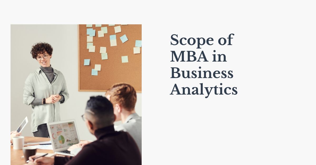 MBA in Business analytics 