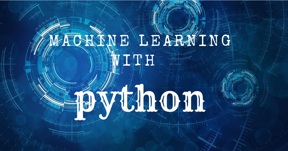 machine learning with python