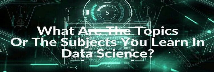 subjects in data science