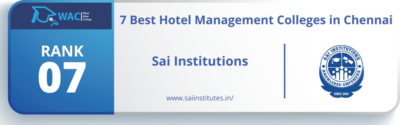 Rank 7: Sai Institutions 