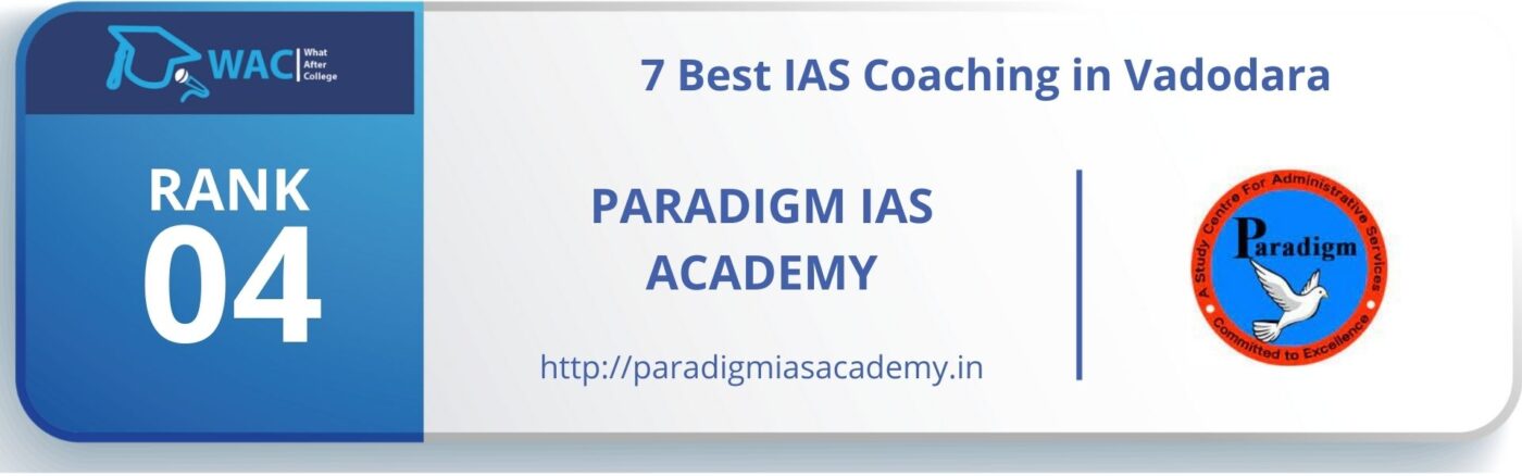 Rank 4 : UPSC Coaching in Vadodara