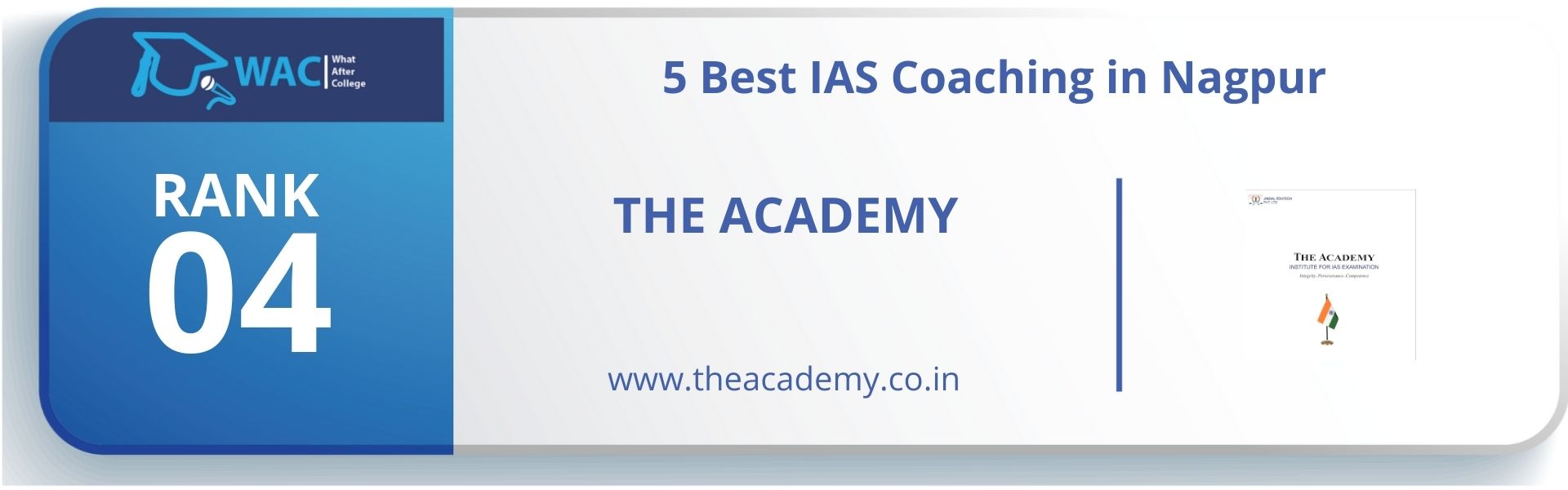 5Best IAS Coaching in Nagpur Rank 4:The Academy in Nagpur