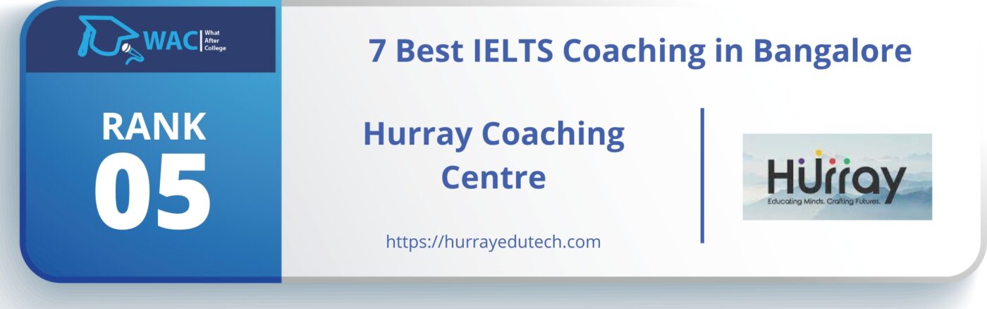Rank 5: Hurray Coaching Centre