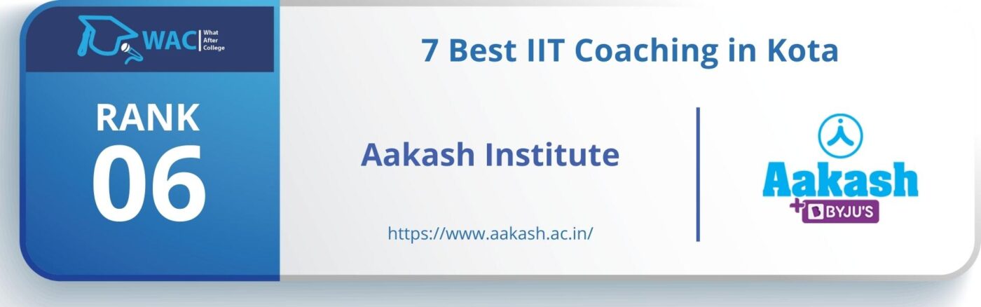 Rank 6: Aakash Institute