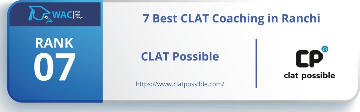 CLAT Coaching in Ranchi