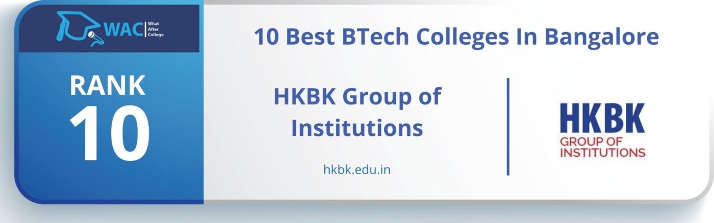Rank: 10 HKBK Group of Institutions