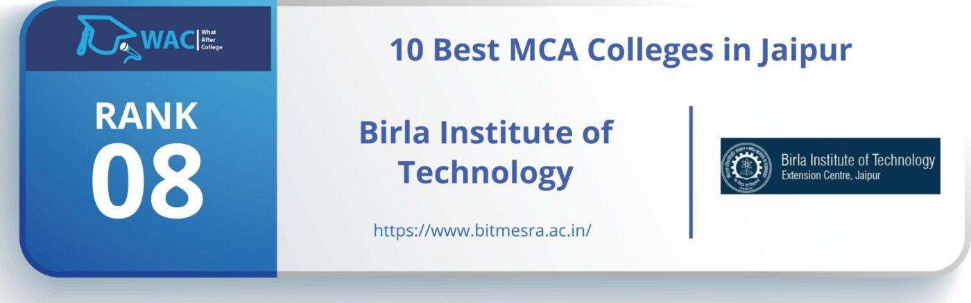 top mca colleges in jaipur