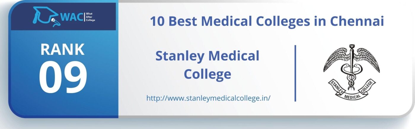 Rank: 9 Stanley Medical College