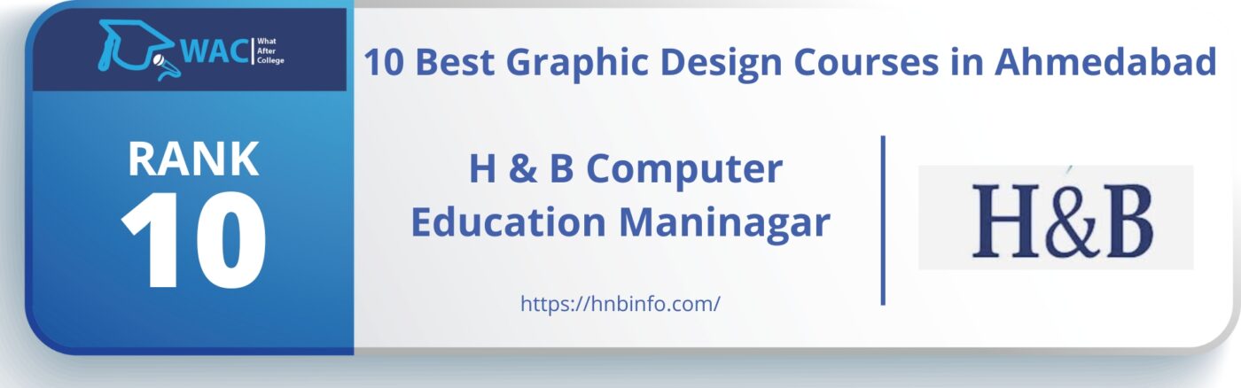 Rank: 10 H & B Computer Education Maninagar