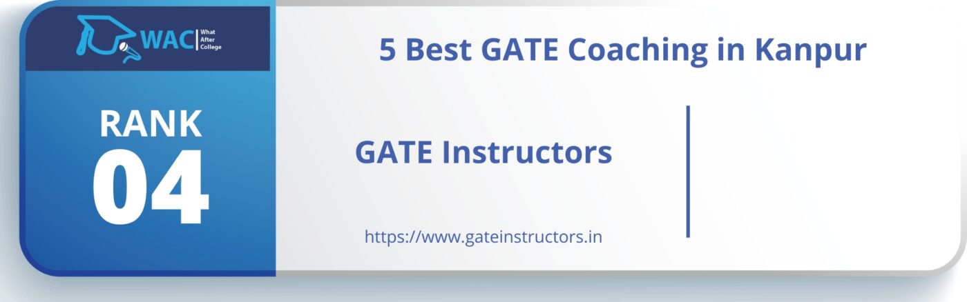 Rank 4 : GATE Instructors