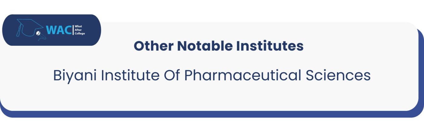 Other: 2 Biyani Institute Of Pharmaceutical Sciences